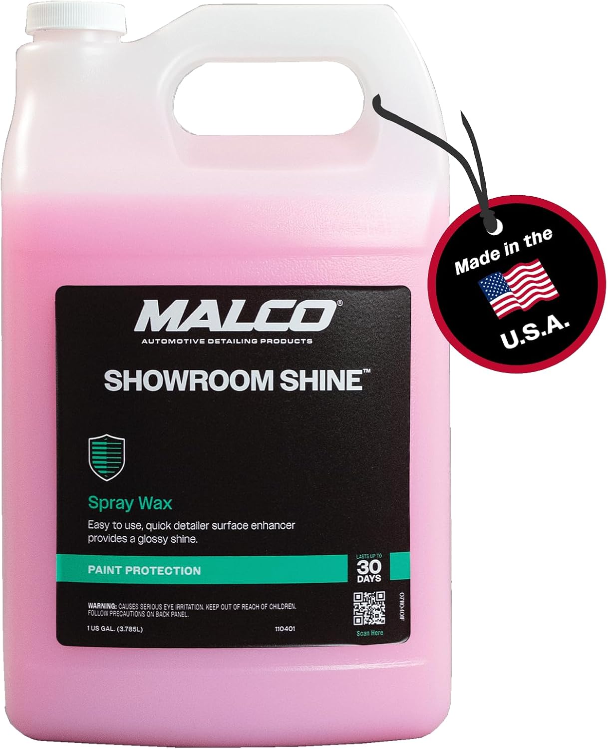 Malco Showroom Shine Spray Car Wax and Instant Detailer 1 Gallon by Malco Automotive - American Made