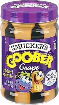 Smucker's Goober PB and Grape Stripes 18 oz by Smucker's - American Made