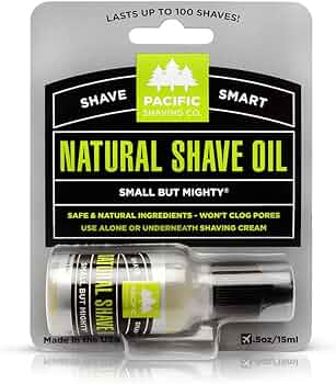 Pacific Shaving Company Natural Shaving Oil 0.5 oz