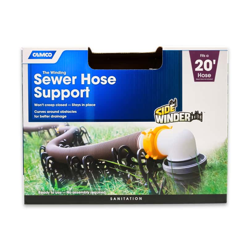 Camco 22773 Flexible Sewer Hose Support 20-Foot by Camco - American Made