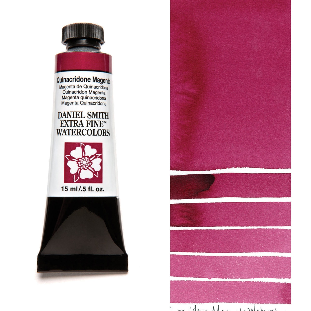 Daniel Smith Extra Fine Watercolor 15ml - Quinacridone Magenta by Daniel Smith - American Made