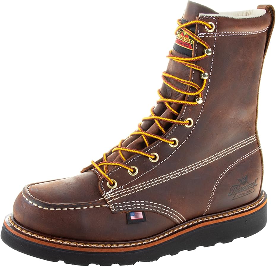 Thorogood American Heritage 10-Inch Moc Toe Work Boot by Thorogood - American Made