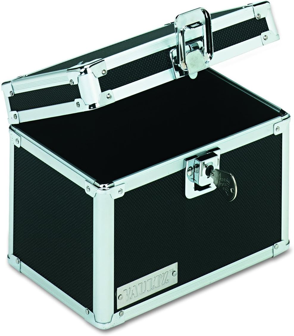 Vaultz Locking Index Card Box 4x6 Inch by Vaultz - American Made