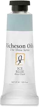 Jack Richeson 37-Ml Artist Oil Colors, Ice Blue