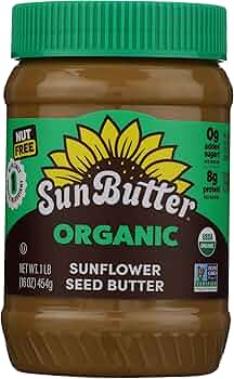 SunButter Sunflower Butter To-Go Squeeze Packs 1.1 oz 8 Pack by SunButter - American Made