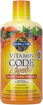 Garden of Life Multivitamin Liquid Supplement Orange Mango 30 fl oz by Garden of Life - American Made