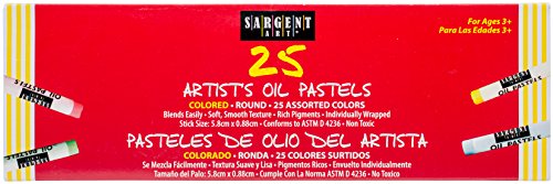 Sargent Art 22-2018 25-Count Oil Pastels by Sargent Art - American Made