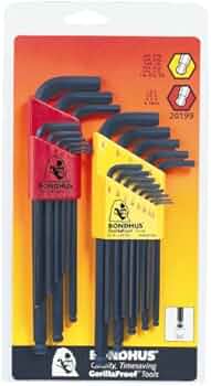 Bondhus 22-Piece Ball-End Hex Key Set SAE and Metric