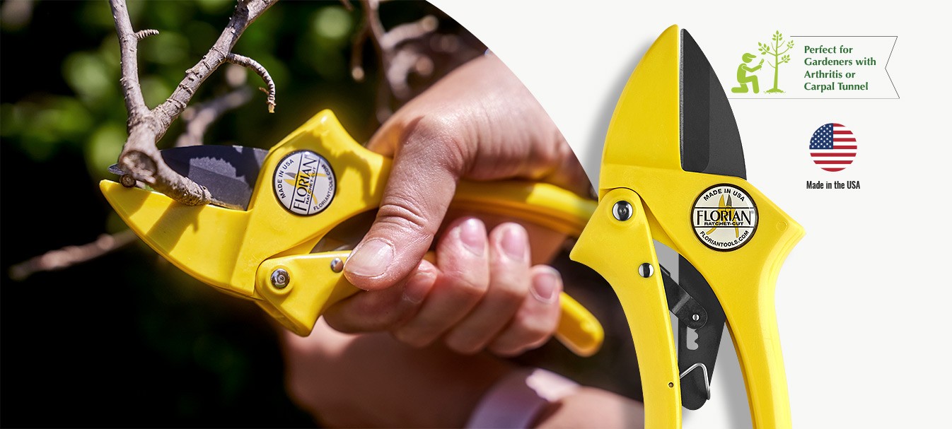 Florian Ratchet-Cut Pruning Shears by Florian Tools - American Made