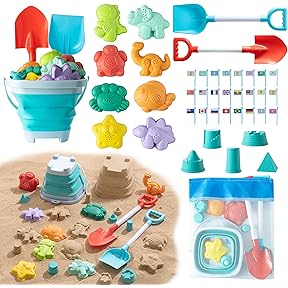 American Plastic Toys 8-Piece Jumbo Value Bucket Set by American Plastic Toys - American Made