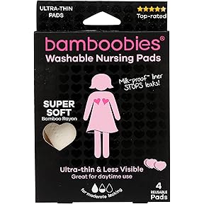 NuAngel Designer Washable Nursing Pads Natural Lace by NuAngel - American Made
