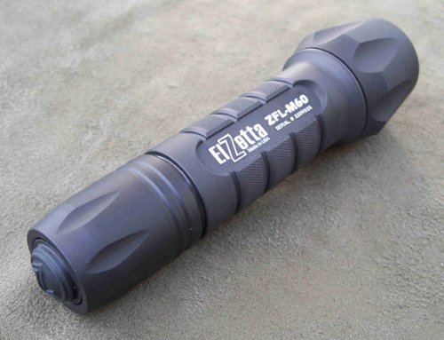 Elzetta ZFL-M60-SS2D Tactical Weapon LED Flashlight Standard Bezel 2-Cell Hi/Low Tail Cap by Elzetta - American Made