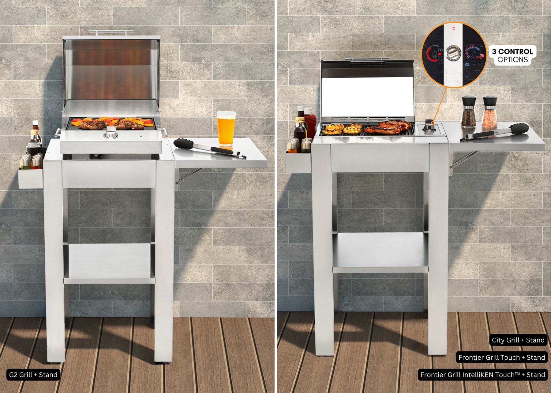 Kenyon Florentine Electric Grill 17-Inch Stainless by Kenyon Industries - American Made