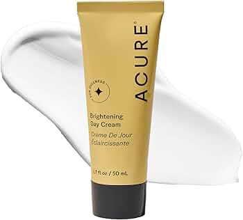 Acure Brightening Day Cream Cica 1.7oz Argan Oil Anti-Aging by Acure - American Made