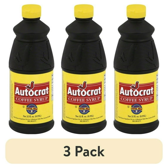 Autocrat Coffee Milk Syrup 3-Pack by Autocrat - American Made
