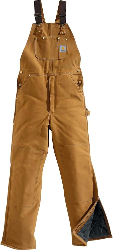 Carhartt Men's Arctic Quilt Lined Duck Bib Overalls R03