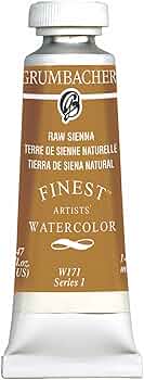 Grumbacher Finest Watercolor Raw Sienna 14ml