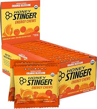 Honey Stinger Organic Orange Blossom Energy Chew 12-Pack 21.6 oz by Honey Stinger - American Made