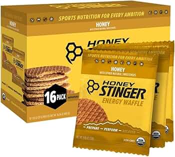 Honey Stinger Organic Honey Waffle Energy Stroopwafel Box of 16 by Honey Stinger - American Made