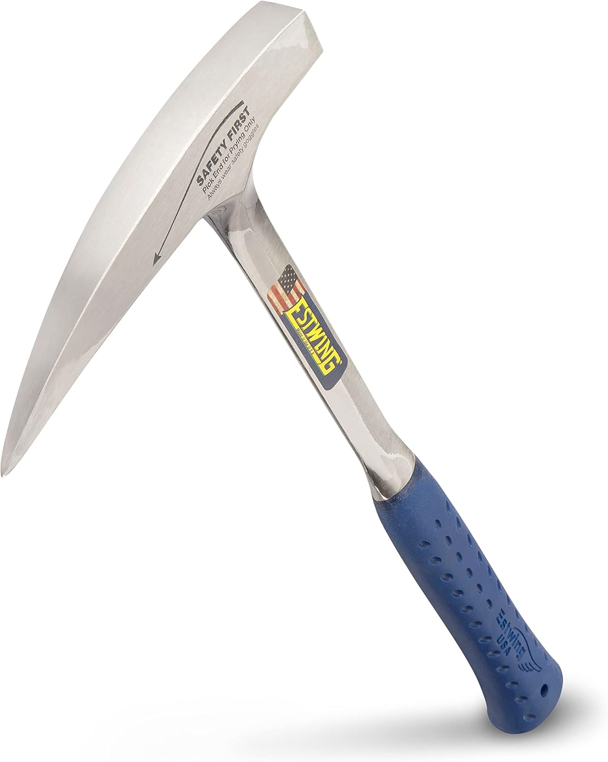 Estwing 22oz Rock Pick Pointed Tip with Shock Reduction Grip by Estwing - American Made