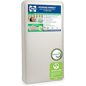 Kolcraft Pediatric 800 Crib and Toddler Mattress