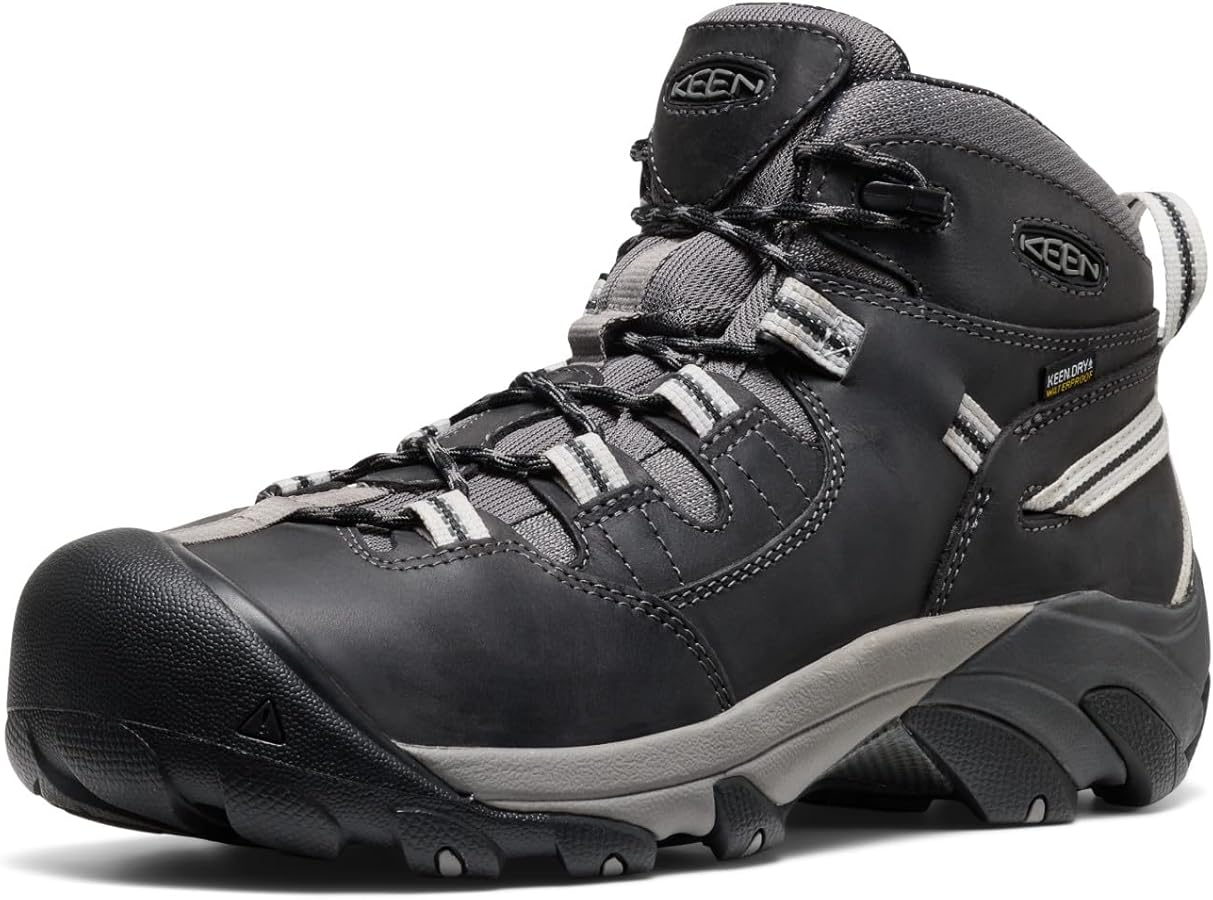 KEEN Utility Men's Detroit Mid Steel Toe Waterproof Work Boots