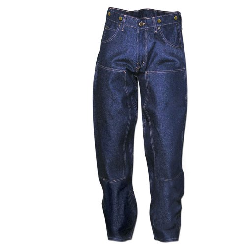 Prison Blues Double Knee Work Jeans (32Wx30L) Denim