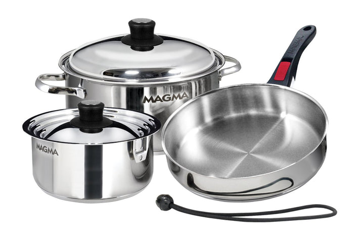 Magma Products Stowaway Cookware System 7-Piece by Magma Products - American Made
