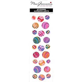 Mrs Grossmans Stickers Pink Footprints by Mrs. Grossman's - American Made