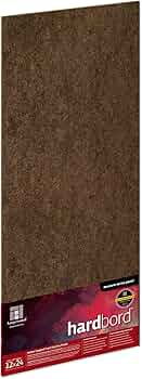 Ampersand Hardbord Smooth 12x24 Inch Panel by Ampersand Art Supply - American Made