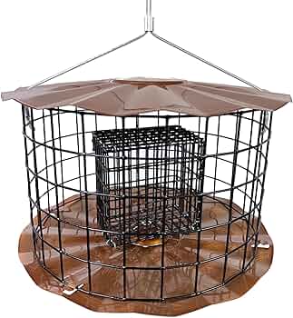 Erva Starling-Proof Double Suet Cake Feeder Copper Finish