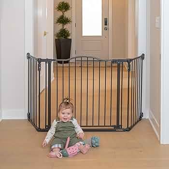 Toddleroo by North States Deluxe Decor Extra-Wide Metal Safety Gate by North States Industries - American Made