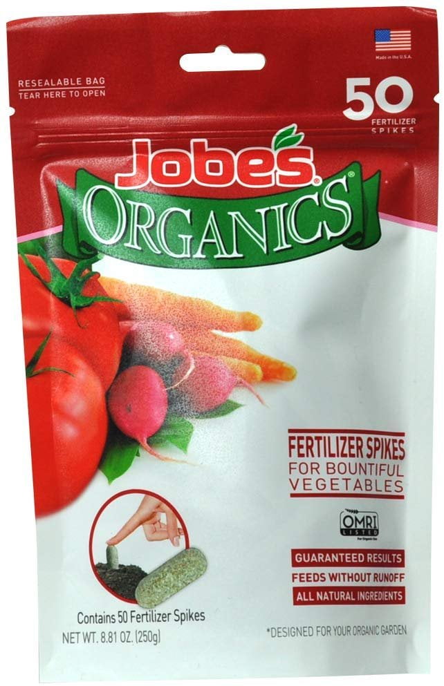 Jobe's Organics Vegetable and Tomato Fertilizer Spikes 50-Count by Jobe's - American Made