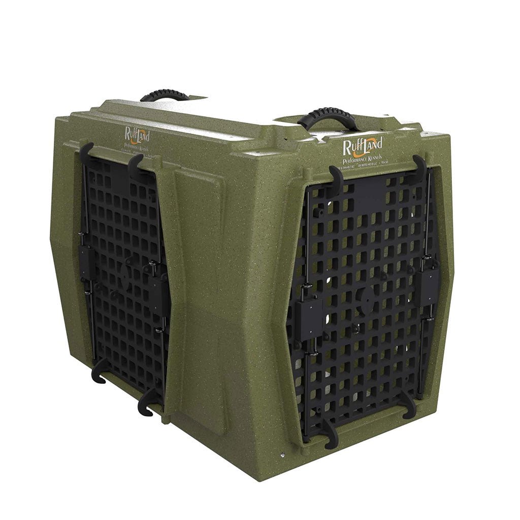 RuffLand Performance Kennel Intermediate Size Hunting Dog Crate by RuffLand Kennels - American Made