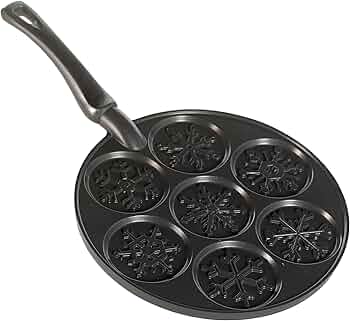 Nordic Ware Snowflake Pancake Pan, 7 Cavity