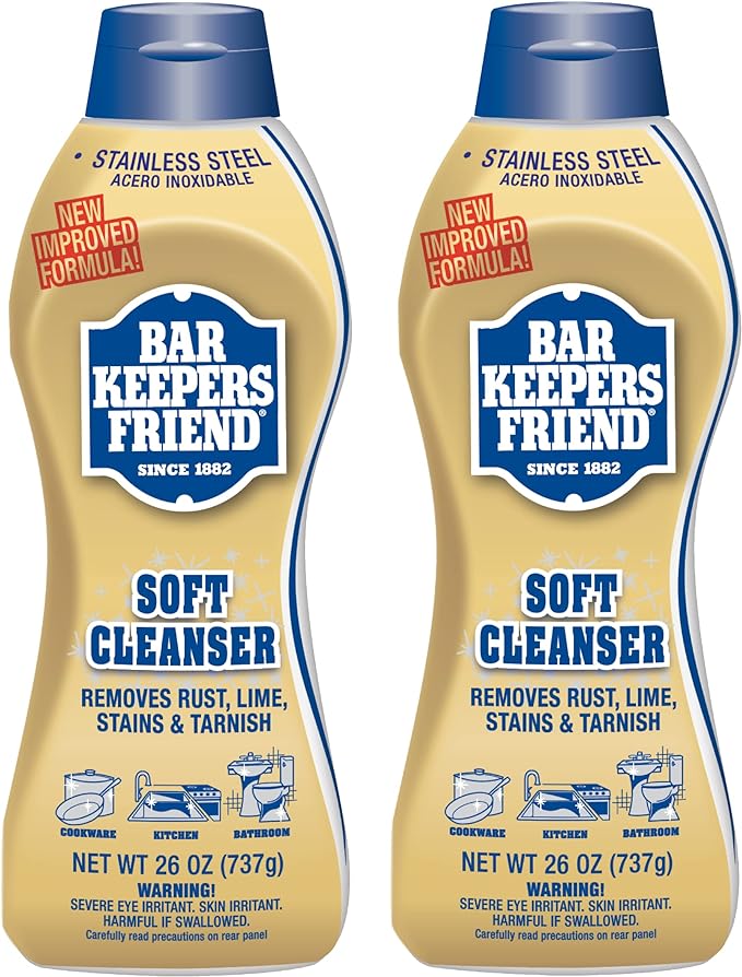 Bar Keepers Friend Soft Cleanser Citrus Scent 26 oz 2-Pack by Bar Keepers Friend - American Made