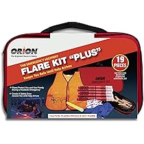 Orion Safety Products 8905 Flare Kit Plus Emergency Kit