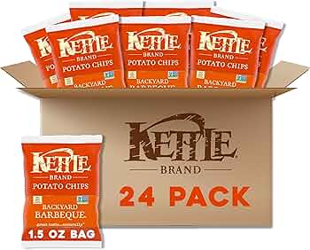 Kettle Brand BBQ Potato Chips 1.5oz 24-Pack by Kettle Brand - American Made