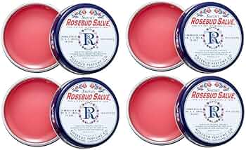 Smith's Rosebud Salve Tin 0.8oz Pack of 4 by Smith's Rosebud Salve - American Made