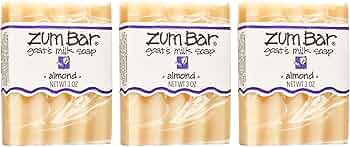 Indigo Wild Zum Bar Goat Milk Soap Almond 3-Pack