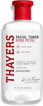 Thayers Alcohol-Free Rose Petal Witch Hazel Facial Toner 12 Fl Oz by Thayers - American Made