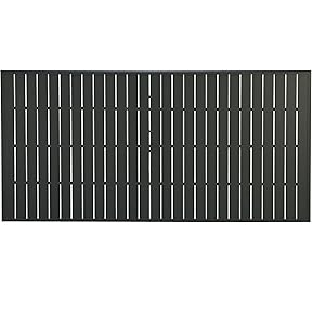 Meadowcraft Wrought Iron 42x84 Rectangular Slat Table by Meadowcraft - American Made