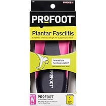 Profoot Plantar Fasciitis Orthotic Insoles for Women by Profoot - American Made