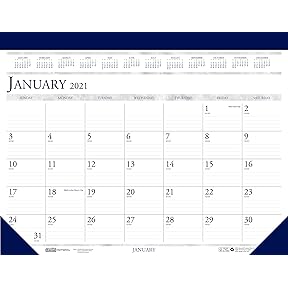House of Doolittle Earthscapes Desk Pad Calendar — 24x19 Recycled by House of Doolittle - American Made