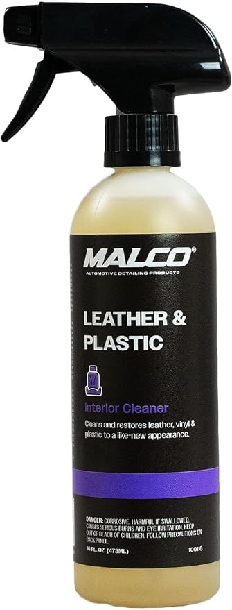 Malco Leather and Plastic Cleaner 16 oz by Malco Automotive - American Made