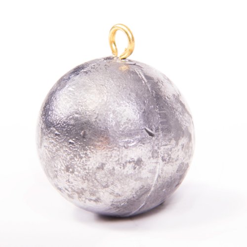 Bullet Weights Cannon Ball Sinkers Size 16 oz. 5/bx, Multi, (CB1600)