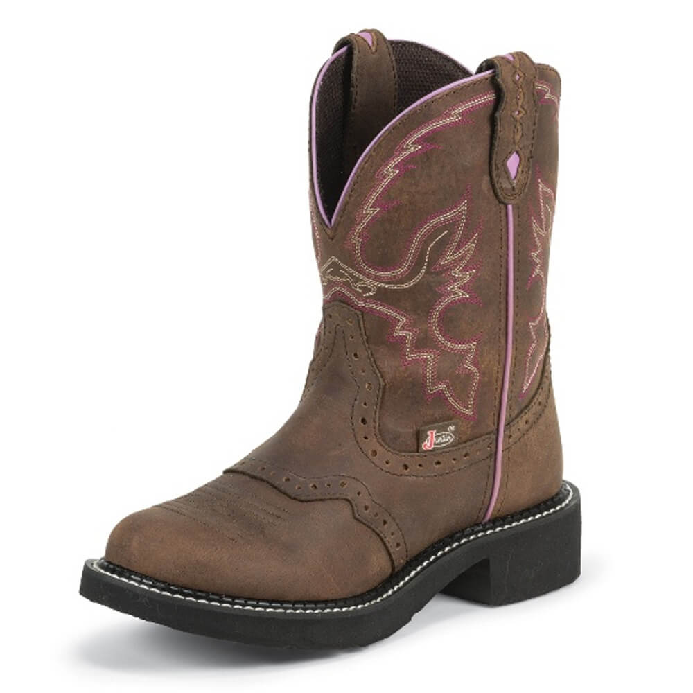 Justin Boots Women's Aged Bark Western Boot by Justin Boots - American Made