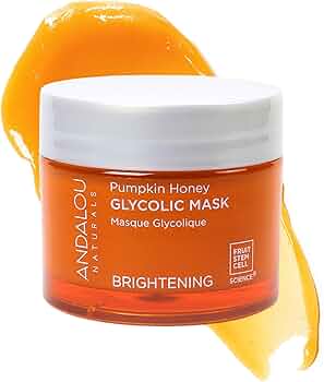 Andalou Naturals Brightening Pumpkin Glycolic Mask 1.7 Oz by Andalou Naturals - American Made