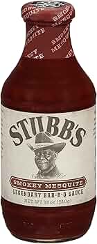 Stubb's Smokey Mesquite BBQ Sauce 18 oz by Stubb's - American Made