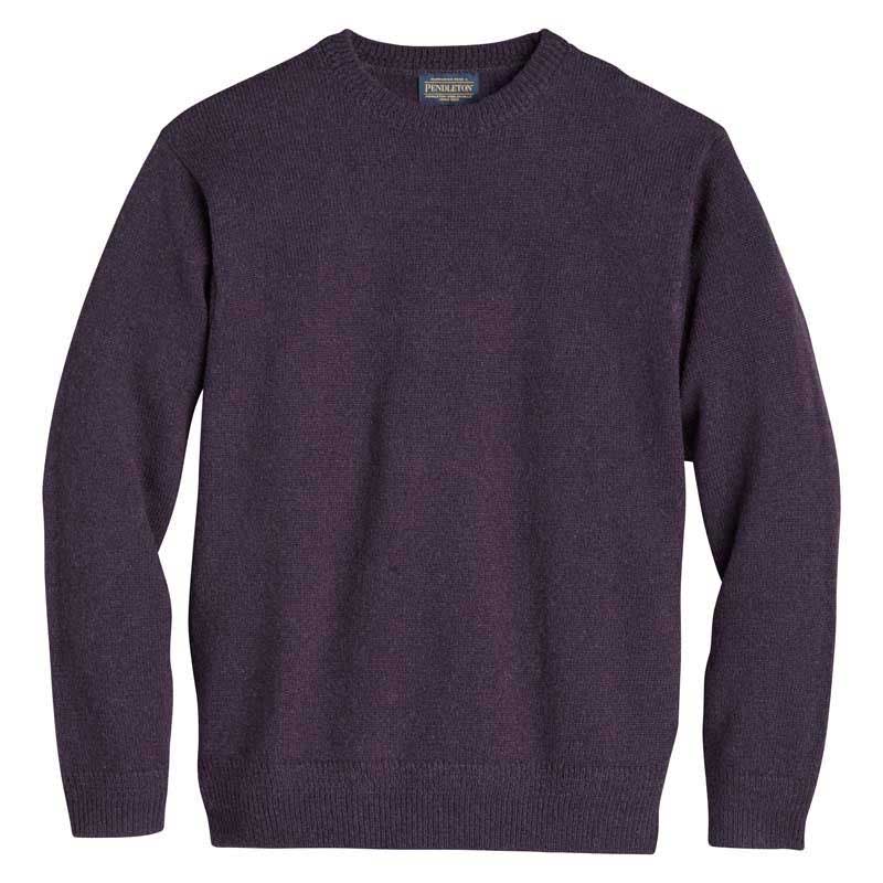 Pendleton Men's Wool Sweater Classic Shetland Crewneck by Pendleton Woolen Mills - American Made